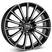 MSW 30 Gloss Black Polished 9x18 5/112 ET49 N66.5